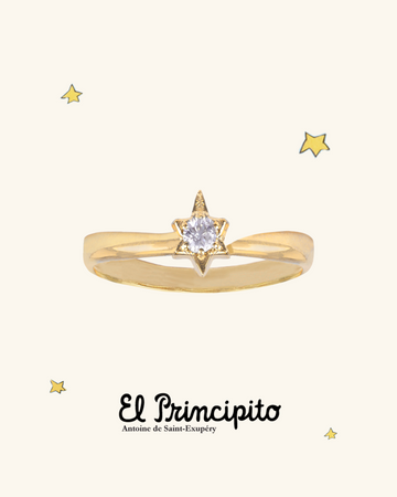 Anillo Principito Estrella Fugaz